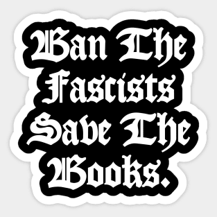 Save the Books Sticker